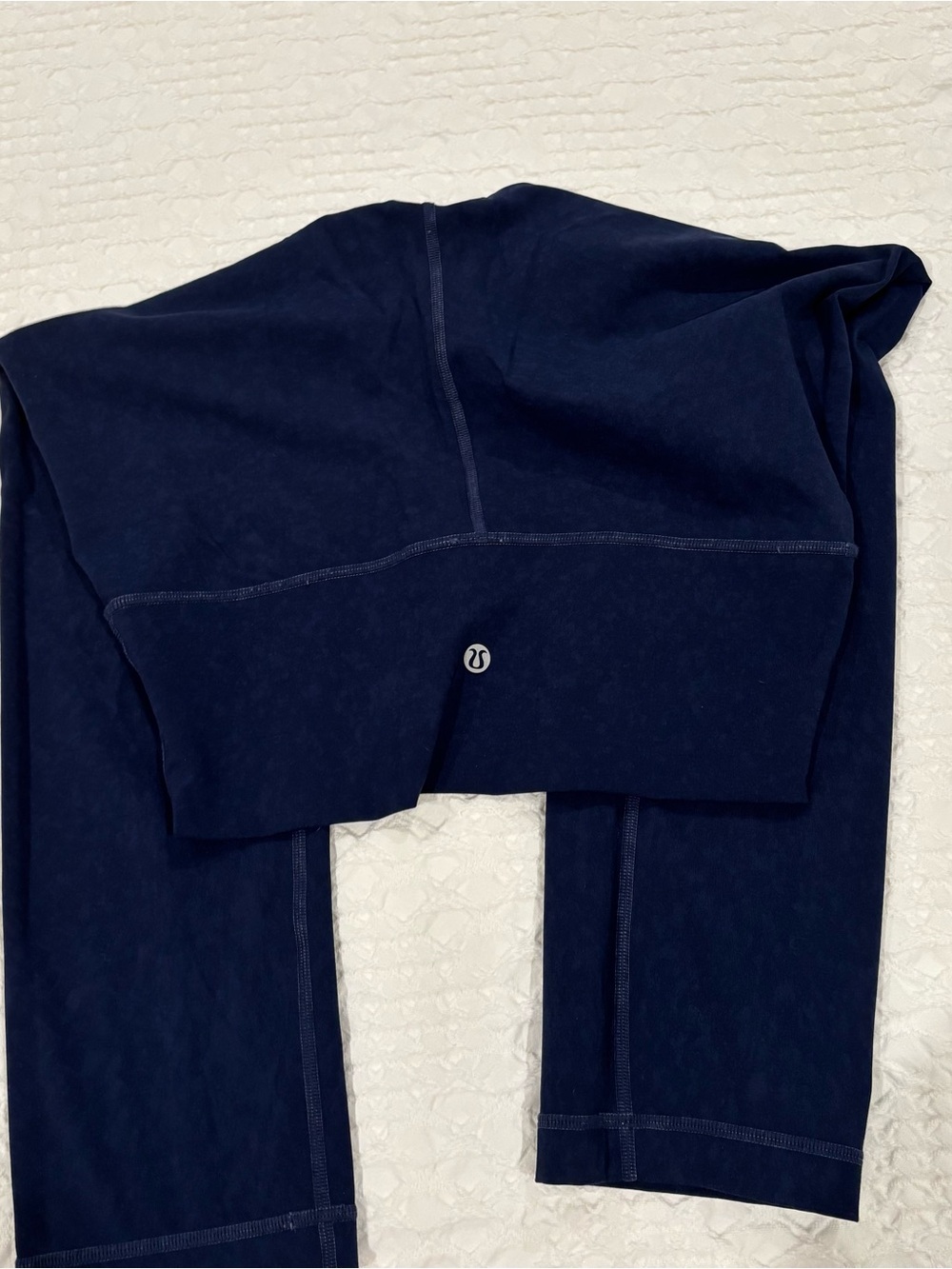 lululemon athletica Navy Cropped Performance  cropped Leggings